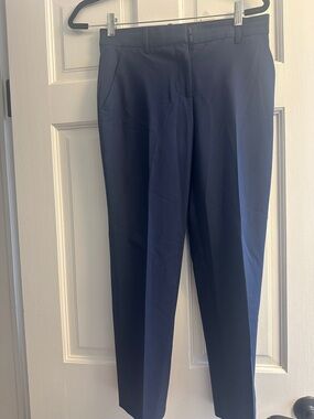 Theory Navy Trousers - Deep Blue size 0